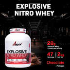 American Fit Labs Explosive Nitro Whey Protein (47 Servings, 2 kg) | Chocolate