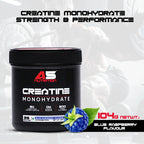 A5 Nutrition Creatine Monohydrate (26 Servings, 104g) | Blue Raspberry / Watermelon / Orange