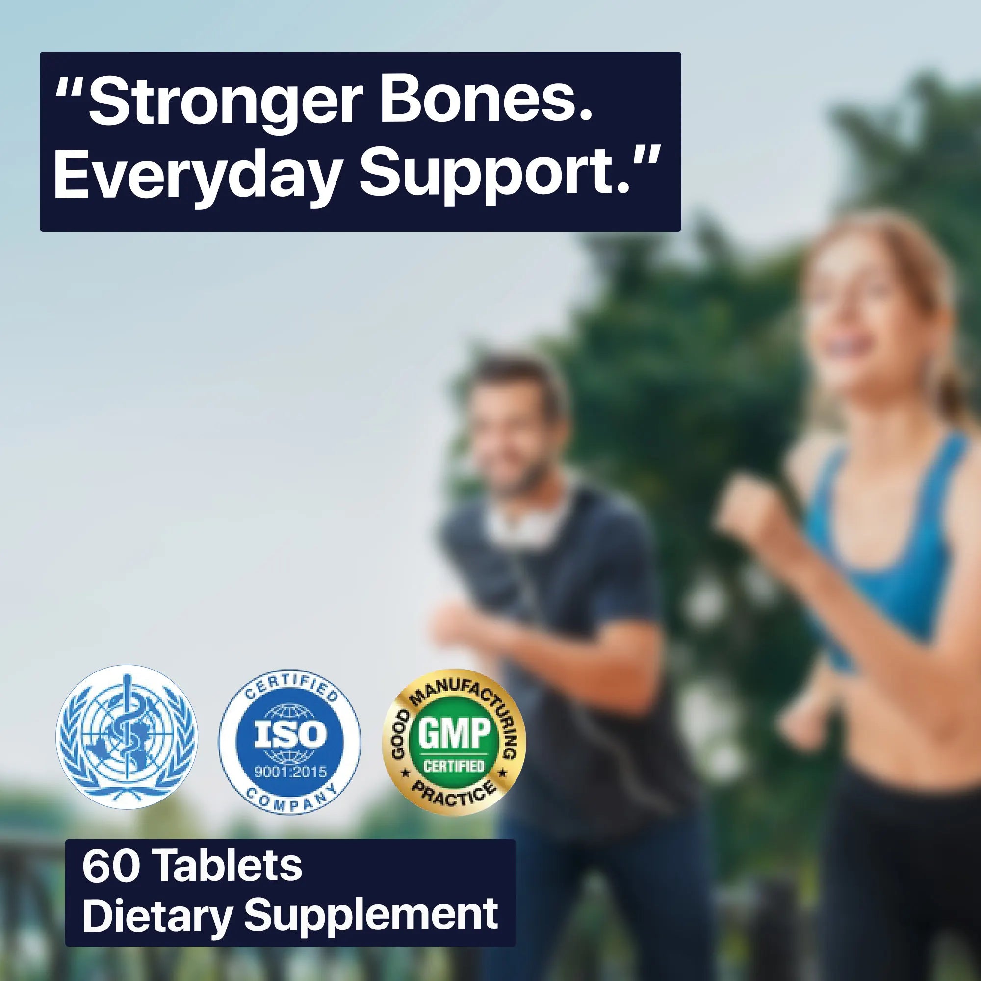 Myolabz Vitamin D3 + K2 (MK-7) Tablets (60 Tablets) | Bone Health & Immunity Support