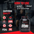 Maverick 100% Iso + Hydro Whey Protein (2kg, 57 Servings) | Chocolate Ecstasy