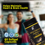 Myolabz Omega-3 Triple Strength Fish Oil Capsules (60 Capsules)