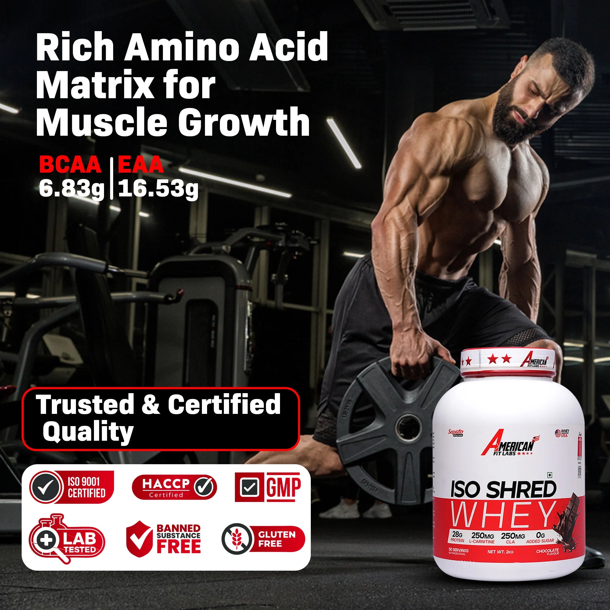 American Fit Labs ISO Shred Whey (2kg) | 50 Servings | Chocolate