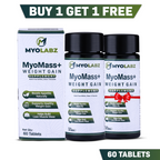 Myolabz MyoMass+ Weight Gain Supplement (60 Tablets)