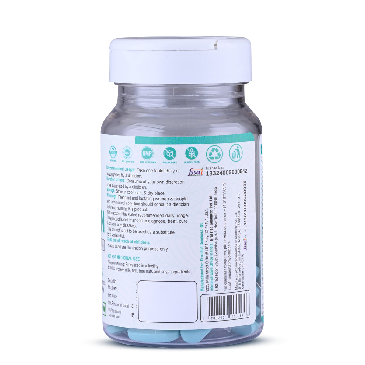 45-PRODUCT DAILY FITNESS ESSENTIALS PACK — MYOLABZ Multivitamin Blue 30 Tablets × 15 • MYOLABZ Omega-3 60 Capsules × 15 • MYOLABZ ZMA 30 Capsules × 15