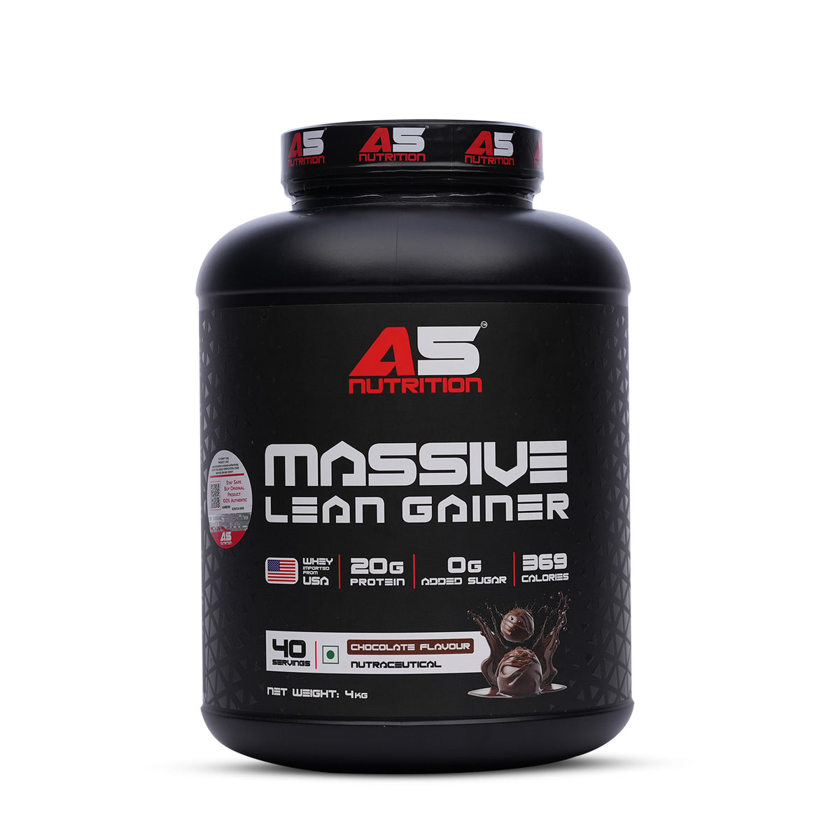 15-PRODUCT A5 MASS 4 KG MEGA STOCK-UP — A5 Massive Lean Gainer 4 KG × 14 • MYOLABZ MyoMass+ Weight Gain 60 Tablets × 1