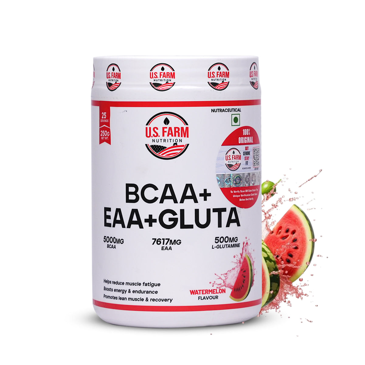 23 Product US Farm Nitro Iso Wellness Mega Stack – Nitro Iso Whey, BCAA + EAA + Glutamine, Salmon Omega-3 & MyoLabz Supplements