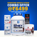 B1 Nutrition Hardcore Muscle Stack Offer | Whey 2kg + Creatine + Amino Power + Cursed Sphinx Pre-Workout + Myocore | Best Bodybuilding Combo Online India