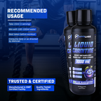 Myolabz Liquid L-Carnitine 3000 mg Fat Burner (450 ml) | Blue Raspberry & Orange Flavours