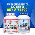 Mega Mass Gainer Combo – U.S. Farm Max Mass Gainer 2.7kg + B1 Nutrition Mass Gainer 3kg
