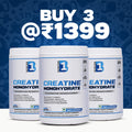 B1 Nutrition Creatine Monohydrate Combo Pack - Buy 3 x 250g unflavoured creatine for strength and recovery, online India