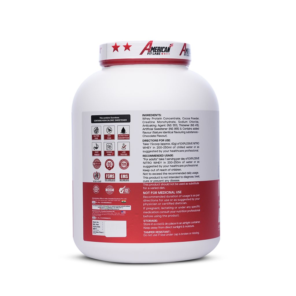 18 Product American Fit Labs + US Farm Iso Ripped Whey Stack – Explosive Nitro Whey & MyoLabz Supplements Mega Deal