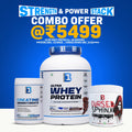 B1 Nutrition Strength & Power Stack Offer | Ultra Whey 2kg + Creatine 250g + Cursed Sphinx Pre-Workout 300g | Best Strength Combo Deal Online India