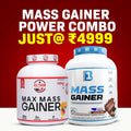 Mass Gainer Combo for Hardgainers — B1 Mass Gainer 3kg + US Farm Max Mass 2.7kg (Save ₹1,250)