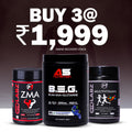 Amino Recovery Stack – A5 B.E.G BCAA + EAA + Glutamine + MyoLabz Multivitamin (30 Tablets) + ZMA (30 Capsules) | Supports Muscle Recovery, Hydration & Endurance | Pack of 3