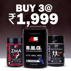 Amino Recovery Stack – A5 B.E.G BCAA + EAA + Glutamine + MyoLabz Multivitamin (30 Tablets) + ZMA (30 Capsules) | Supports Muscle Recovery, Hydration & Endurance | Pack of 3