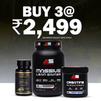 Beginner Weight Gain Stack Pack of 3 – A5 Lean Gainer Chocolate 1 kg, Creatine Blue Raspberry & Amla for Healthy Weight Gain