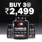 Lean Gainer Support Stack Pack of 3 – A5 Lean Gainer Chocolate 2 kg, Amla & Shatavari Tablets | Weight Gainer Combo for Healthy Mass & Strength