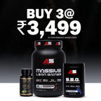 A5 Performance Gainer Stack Pack of 3 – Lean Gainer Chocolate 1 kg, BCAA EAA Glutamine & Amla | Gainer Combo for Muscle Mass & Recovery