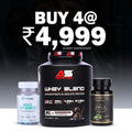 A5 Whey Starter Stack Pack of 3 – Whey Protein Blend Chocolate 1.8 kg, Multivitamin & Amla | Protein Combo for Muscle Recovery