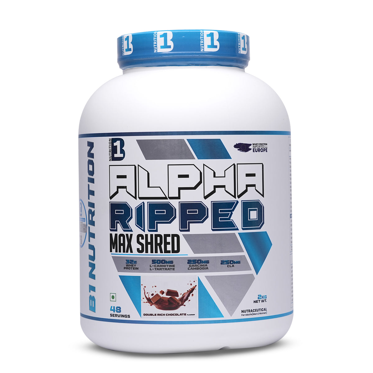 9-PRODUCT B1 Alpha Ripped + Massive Gainer Stack — B1 Alpha Ripped Whey 2 KG × 4 • A5 Massive Lean Gainer 4 KG × 2 • MyoLabz Triple Strength Fish Oil 60 × 3