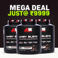 A5 Nutrition Whey Blend Combo Offer | 3 x 1.8kg (Concentrate + Isolate) | 5.4kg Bulk Whey Deal Online India