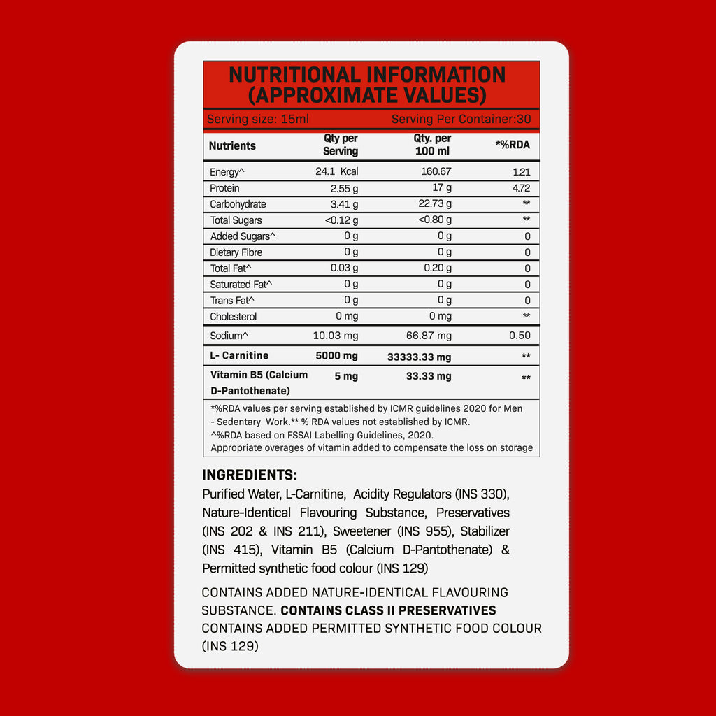 L Carnitine Watermelon Flavour