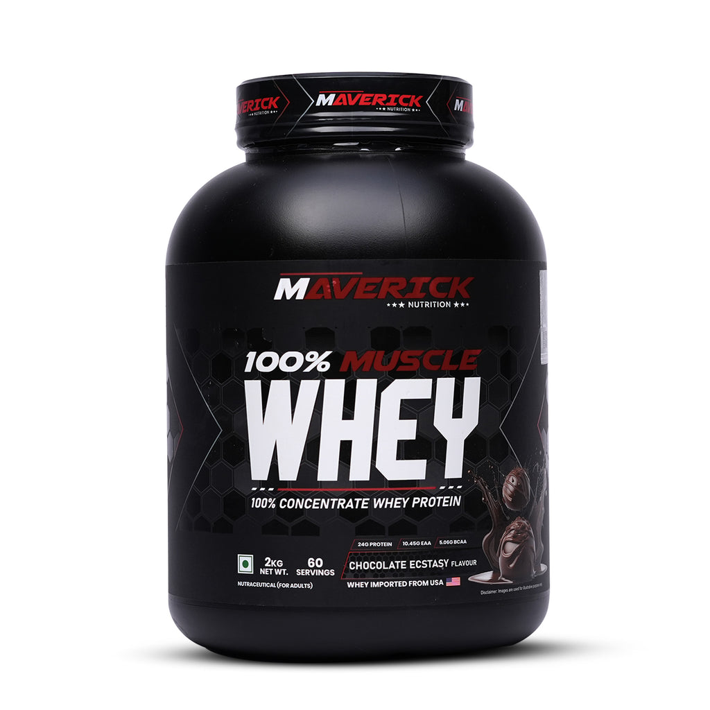 9-PRODUCT MAVERICK MUSCLE & RECOVERY PREMIUM COMBO — Maverick 100% Muscle Whey 2 KG × 3 • Maverick Anabolic Whey Nitro 2 KG × 1 • MyoLabz Sleep Aid 60 × 5