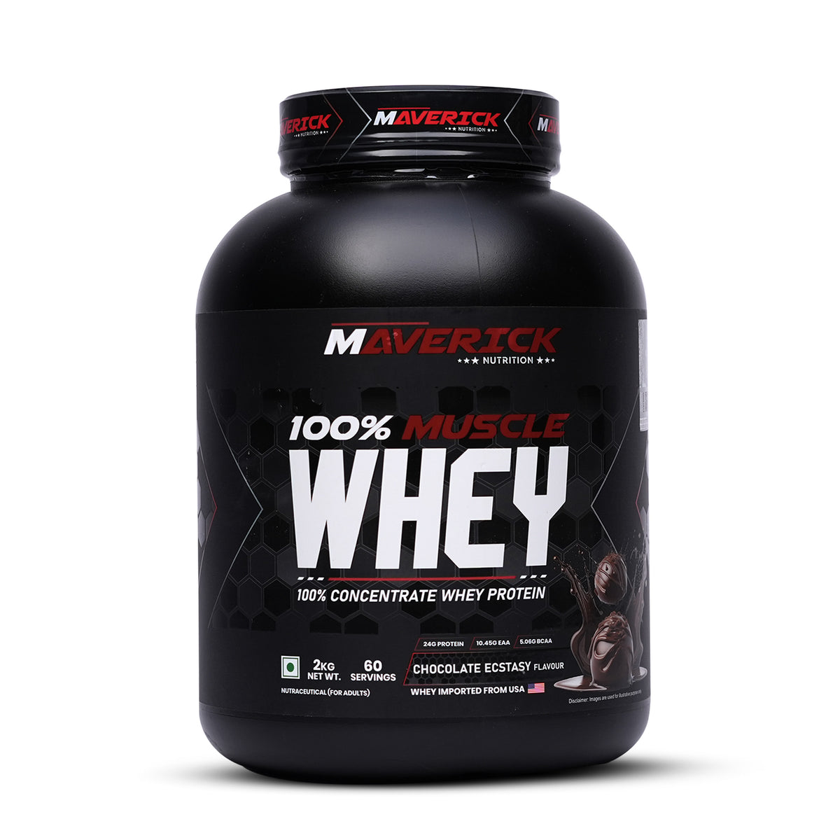 9-PRODUCT MAVERICK MUSCLE & RECOVERY PREMIUM COMBO — Maverick 100% Muscle Whey 2 KG × 3 • Maverick Anabolic Whey Nitro 2 KG × 1 • MyoLabz Sleep Aid 60 × 5