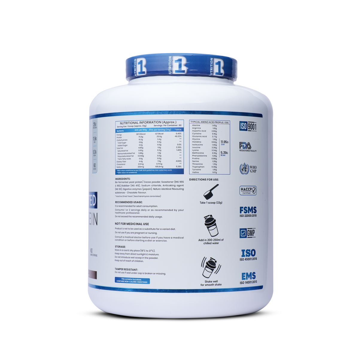 17-PRODUCT B1 YEAST PROTEIN BULK BLAST — B1 Yeast Protein 2 KG × 10 • MYOLABZ Multivitamin 60 Tablets × 4 • MYOLABZ Omega-3 60 Capsules × 2 • MYOLABZ Ashwagandha 60 Tablets × 1