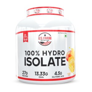 U. S . Farm 100% Hydro Isolate - 4LBS (51 servings), Alphonso Mango