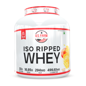 U. S . Farm ISO Ripped Whey - 4LBS (43 servings), Alphonso Mango