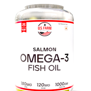 U. S . Farm Salmon Fish Oil - 100 Softgels