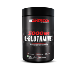 Maverick Nutrition 5000 MG L-Glutamine - 250G (50 servings), Unflavoured
