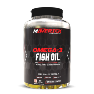 Maverick Nutrition Omega -3 Fish Oil - 60 Softgels